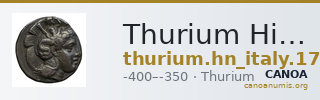 Thurium Historia Numorum Italy 1799-1802 — CANOA