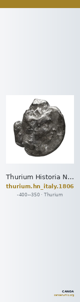 Thurium Historia Numorum Italy 1806 — CANOA