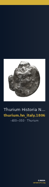 Thurium Historia Numorum Italy 1806 — CANOA