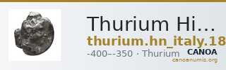 Thurium Historia Numorum Italy 1806 — CANOA