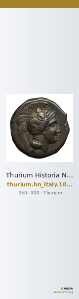 Thurium Historia Numorum Italy 1823-1824 — CANOA