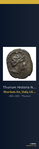 Thurium Historia Numorum Italy 1843-1845 — CANOA