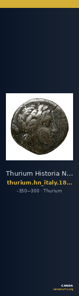 Thurium Historia Numorum Italy 1848-1849 — CANOA