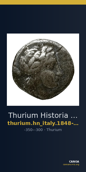 Thurium Historia Numorum Italy 1848-1849 — CANOA