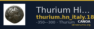 Thurium Historia Numorum Italy 1848-1849 — CANOA
