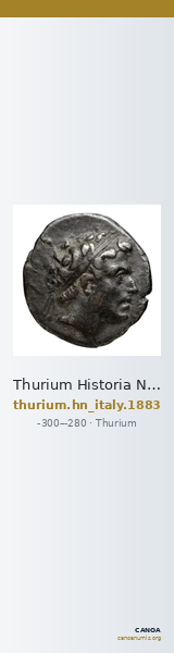 Thurium Historia Numorum Italy 1883 — CANOA