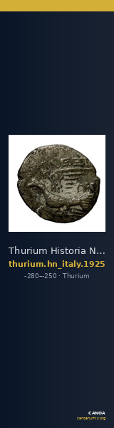 Thurium Historia Numorum Italy 1925 — CANOA