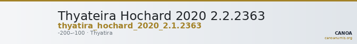 Thyateira Hochard 2020 2.2.2363 — CANOA