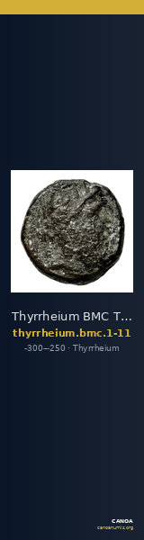 Thyrrheium BMC Thyrrheium 1-11 — CANOA
