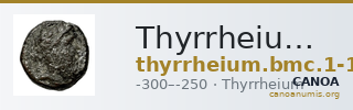 Thyrrheium BMC Thyrrheium 1-11 — CANOA