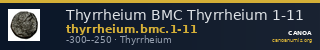 Thyrrheium BMC Thyrrheium 1-11 — CANOA