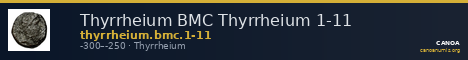 Thyrrheium BMC Thyrrheium 1-11 — CANOA