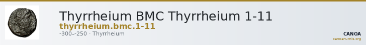Thyrrheium BMC Thyrrheium 1-11 — CANOA