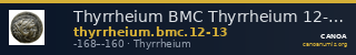 Thyrrheium BMC Thyrrheium 12-13 — CANOA