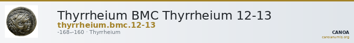 Thyrrheium BMC Thyrrheium 12-13 — CANOA