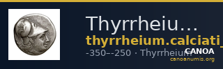 Thyrrheium Calciati 1990 1-25 — CANOA