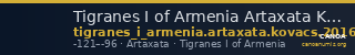 Tigranes I of Armenia Artaxata Kovacs 2016 52 — CANOA