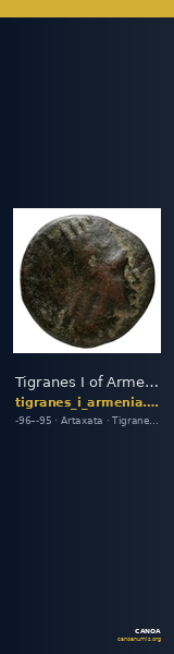 Tigranes I of Armenia Artaxata Kovacs 2016 54 — CANOA