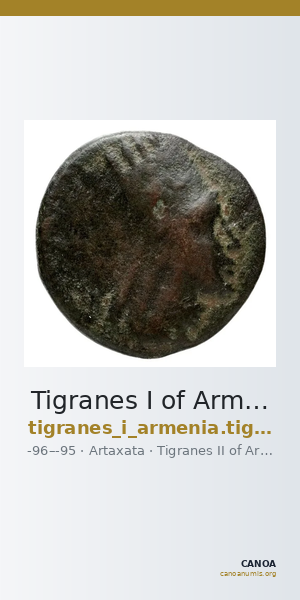 Tigranes I of Armenia Artaxata Kovacs 2016 54 — CANOA