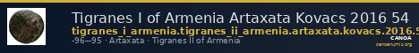 Tigranes I of Armenia Artaxata Kovacs 2016 54 — CANOA