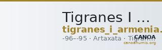 Tigranes I of Armenia Artaxata Kovacs 2016 55 — CANOA