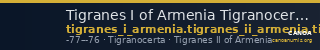 Tigranes I of Armenia Tigranocerta Kovacs 2016 57 — CANOA