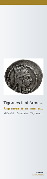 Tigranes II of Armenia Artaxata Kovacs 2016 101-108 — CANOA
