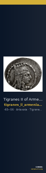 Tigranes II of Armenia Artaxata Kovacs 2016 101-108 — CANOA