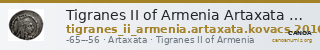 Tigranes II of Armenia Artaxata Kovacs 2016 101-108 — CANOA