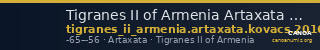 Tigranes II of Armenia Artaxata Kovacs 2016 109-114 — CANOA