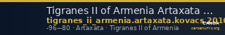 Tigranes II of Armenia Artaxata Kovacs 2016 60 — CANOA