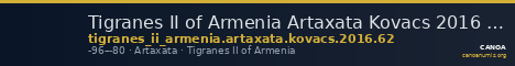 Tigranes II of Armenia Artaxata Kovacs 2016 62 — CANOA