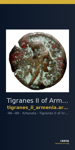 Tigranes II of Armenia Artaxata Kovacs 2016 63 — CANOA