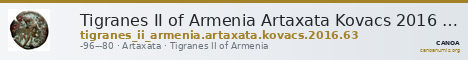 Tigranes II of Armenia Artaxata Kovacs 2016 63 — CANOA