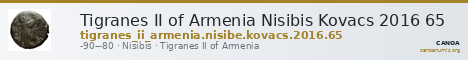 Tigranes II of Armenia Nisibis Kovacs 2016 65 — CANOA