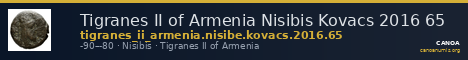 Tigranes II of Armenia Nisibis Kovacs 2016 65 — CANOA