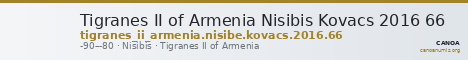 Tigranes II of Armenia Nisibis Kovacs 2016 66 — CANOA
