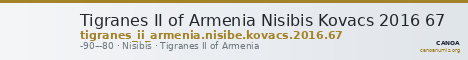Tigranes II of Armenia Nisibis Kovacs 2016 67 — CANOA