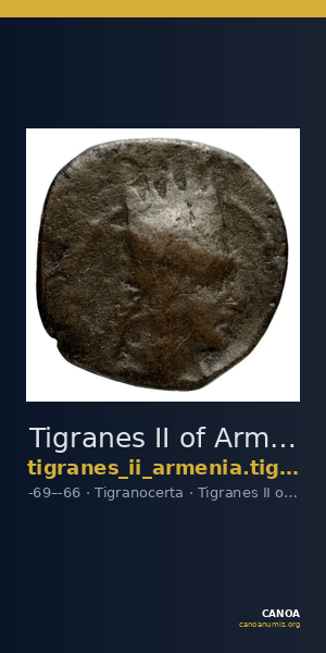 Tigranes II of Armenia Tigranocerta Kovacs 2016 124 — CANOA