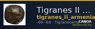 Tigranes II of Armenia Tigranocerta Kovacs 2016 124 — CANOA