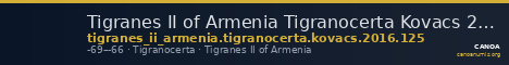 Tigranes II of Armenia Tigranocerta Kovacs 2016 125 — CANOA