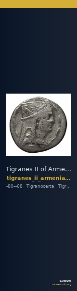 Tigranes II of Armenia Tigranocerta Kovacs 2016 71-76 — CANOA