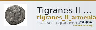 Tigranes II of Armenia Tigranocerta Kovacs 2016 71-76 — CANOA