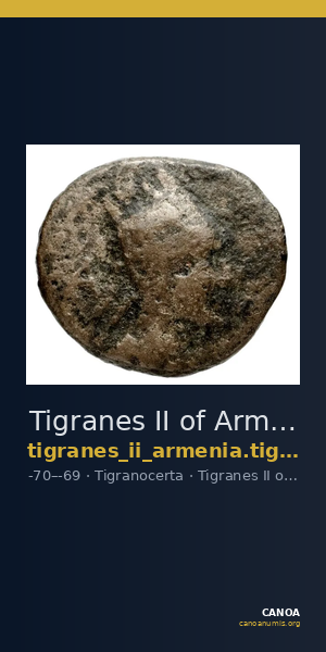 Tigranes II of Armenia Tigranocerta Kovacs 2016 93 — CANOA
