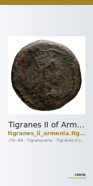 Tigranes II of Armenia Tigranocerta Kovacs 2016 96 — CANOA