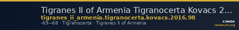 Tigranes II of Armenia Tigranocerta Kovacs 2016 98 — CANOA