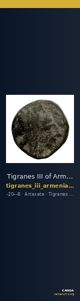 Tigranes III of Armenia Artaxata Kovacs 2016 172 — CANOA