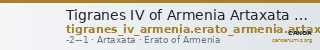 Tigranes IV of Armenia Artaxata Kovacs 2016 178 — CANOA