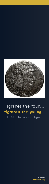 Tigranes the Younger of Sophene Damascus Kovacs 2016 134-6 — CANOA