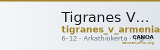 Tigranes V of Armenia Arkathiokerta Kovacs 2016 181 — CANOA